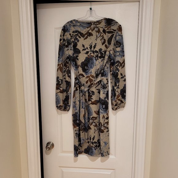 SUZY SHIER FLORAL MIDI DRESS - Picture 2 of 3